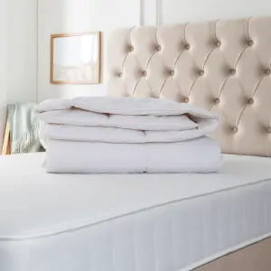 Wonderful Wool Super King Duvet Temp Regulating 7-9 Tog Mediumweight All Year 2 Wool Pillows 100% Wool Cotton Cover