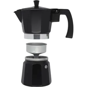 Seasons Kone 600ml Vacuum Coffee Maker Solid Black/Silver (One Size)