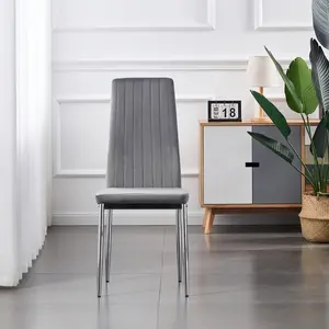 Side chair Set Gabrielle (Set of 2) Grey