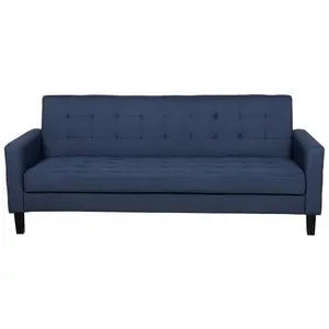 Beliani Traditional Sofa Bed VEHKOO Dark Blue