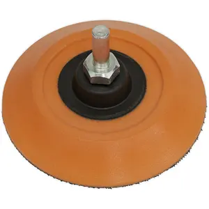 75mm Hook and Loop Backing Pad for Angle Grinders - 6mm Shaft Compatible Disc