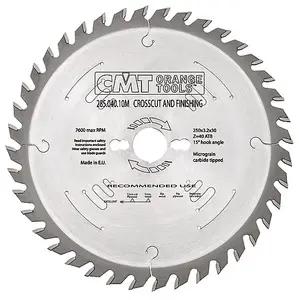 CMT Finishing Saw Blade 250 x  30 x 60T - 285.060.10M