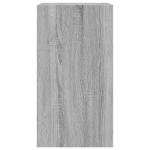 Berkfield Shoe Cabinet Grey Sonoma 60x34x63.5 cm Engineered Wood