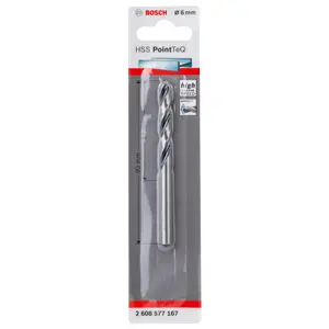 Bosch Professional Round Metal Drill bit (Dia)6mm (L)93mm