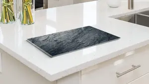 ALLboards Glass Chopping Board GRANITE STONE ROCK FORMATION 60x52cm Cutting Board Splashback Worktop Saver for Kitchen