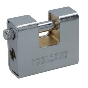 63mm Armoured Container Padlock Shutter Lock Security Solid Shed 3 Keys