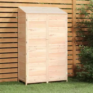 Berkfield Garden Shed 102x52x174.5 cm Solid Wood Fir