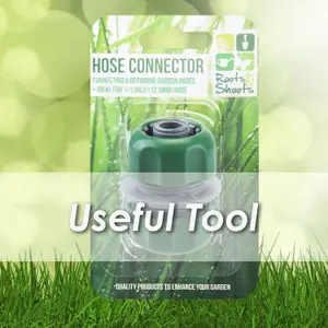 Hose Connector Half Inch Gardening Tools Accessories, Garden Work  4.5cm Green