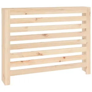 Berkfield Radiator Cover 108.5x19x84 cm Solid Wood Pine