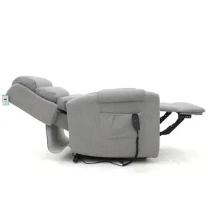 Burton Rise and Recline Armchair Electric Dual Motor Grey