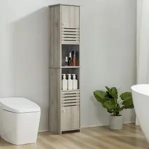 Freestanding Tall Bathroom Storage Cabinet W 350 x D 310 x H 1741 mm