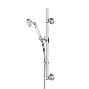 GoodHome Etel Chrome effect Single-spray pattern Shower kit