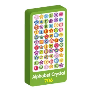 Purple Peach Elite Alphabet Sticker Multicoloured (One Size)