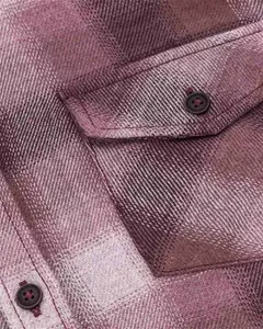 Hoggs Of Fife Isla Flannel Check Shirt, Burgundy / 12