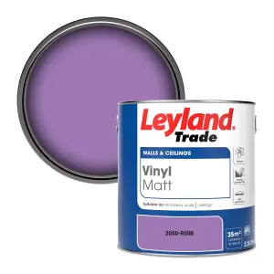 Leyland Trade Vinyl Matt Walls & Ceilings Emulsion Paint (2050-R50B) 2.5L