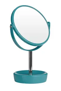 Essentials by Premier Turquoise Plastic Swivel Table Mirror