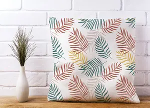 Palm Branches In Natural Colors Cushions 45cm x 45cm