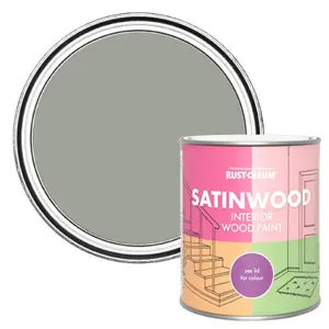 Rust-Oleum Tea Leaf Satinwood Interior Paint 750ml