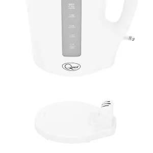 Quest 34019 Modern White 1.7L Kettle & 2-Slice Toaster Set