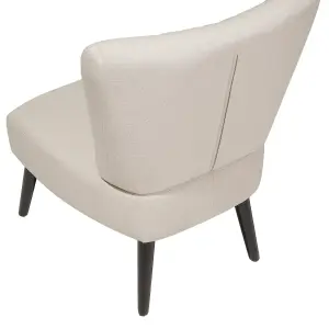 Beliani Glam Armchair VAASA Fabric Beige