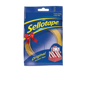 Sellotape Original Tape Yellow (50m x 24mm)