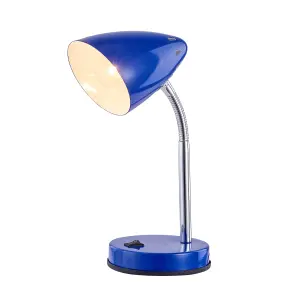 Innoteck Cone Flexible Neck Desk Lamp - Blue