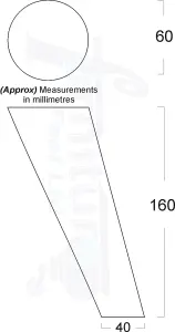 Wood Furniture Feet 160mm High Angled Replacement Furniture Legs Raw Set Of 4 Sofas Chairs Stools M8