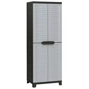 Berkfield Plastic Cabinet 65x45x181 cm