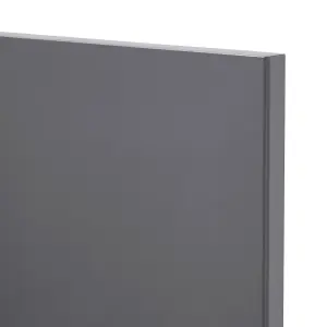 GoodHome Stevia Gloss anthracite Slab Highline Cabinet door (W)150mm (H)715mm (T)18mm