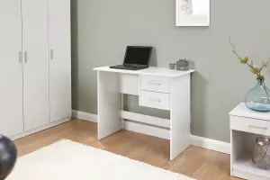 GFW Panama 2 Drawer Study Desk White Oak