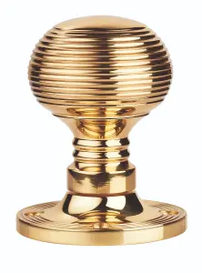 Carlisle Brass Polished Brass Queen Anne Mortice Knob (M1001)