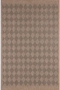 Nature Collection Outdoor Rug in Dark Grey  5300DG