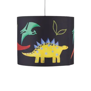 First Choice Lighting Set of 2 Dinosaur 25cm Light Shades