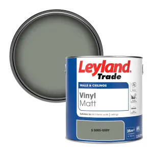 Leyland Trade Vinyl Matt Walls & Ceilings Emulsion Paint (S 5005-G50Y) 2.5L