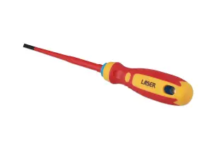 Laser Tools 8452 VDE 1000V Insulated Flat Screwdriver 4.0 x 100mm