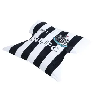 Newcastle United FC 1892 Football Shirt Filled Cushion White/Black (30cm x 35cm)