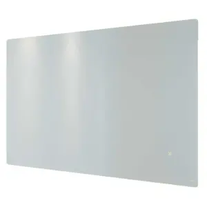 RAK Amethyst 1000x600mm Silvery White Square with Touch Sensor Illuminated Mirror IP44