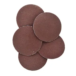 15pc Flap Disc Set 50mm Twist Button Abrasive Discs Sanding Mixed 60 80 120 Grit