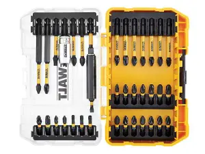 Dewalt 62 PC FLEXTORQ 25mm + 57mm Long Impact Bit Set Screwdriver+ Tough Case