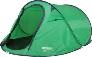 Mountain Warehouse Pop Up 3 Man Tent - Green | Size ONE