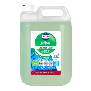 Nilco Virus Control Micro Fog Liquid 10 Litres Fluid 5L x2 Cleaner Sanitiser