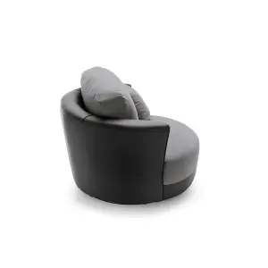 Dylan Swivel Chair in Cool Grey