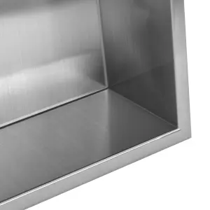 Thermopanel 304 Stainless Steel Recess Shower Niche Shelved - Stainless Steel (305x610x103mm)