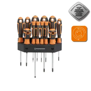 Magnusson 12 piece Standard Mixed Screwdriver set