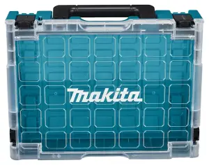 Makita Clear Lid MAKPAC Tool Case Stacking Organiser Tool Box Divider Twin Pack