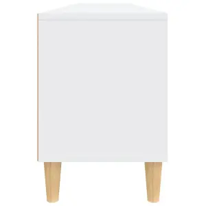 Berkfield TV Cabinet White 150x30x44.5 cm Engineered Wood