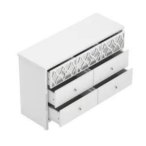 GFW Arianna 3+4 Drawer Chest White