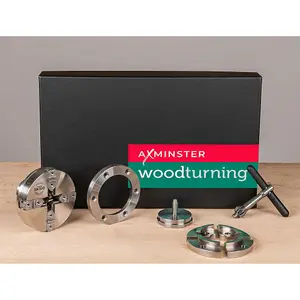 Axminster Woodturning Clubman SK100 Chuck Package - 3/4" x 16 tpi