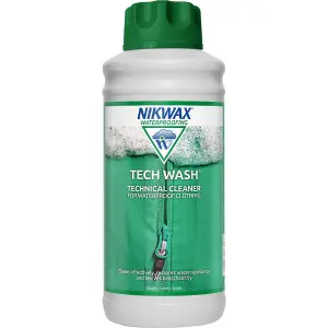 Nikwax Tech Wash 1 Litre,  Garment cleaner for all Your Waterproof Clothing