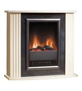 Dimplex Mozart CREAM Electric Fireplace Suite - OPTIFLAME - 2KW - REMOTE CONTROL